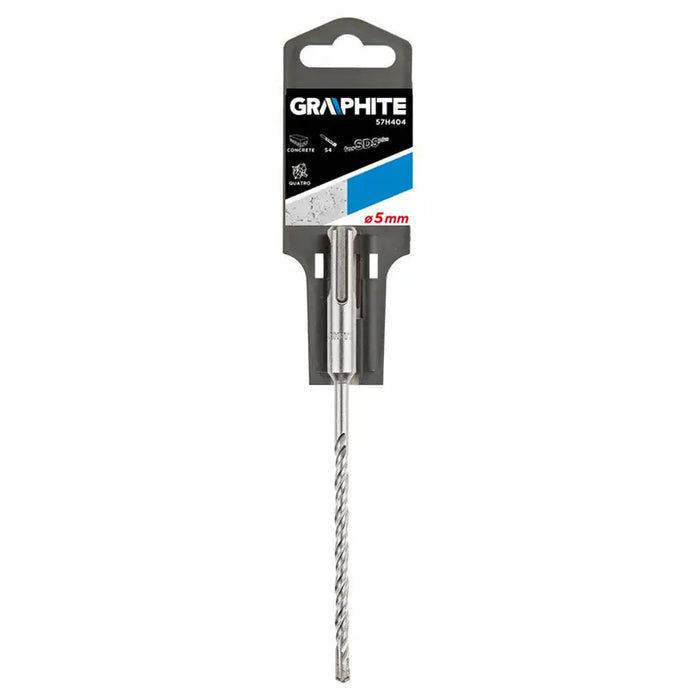 DRILL FOR CONCRETE S4 QUATRO 5X160MM GRAPHITE 57H404 - Свредла<<<Консумативи за електроинструменти<<<Инструменти и