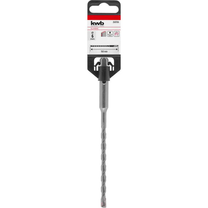 DRILL FOR CONCRETE SDS PLUS KWB HB2 6x100x160 - Свредла<<<Консумативи за електроинструменти<<<Инструменти и