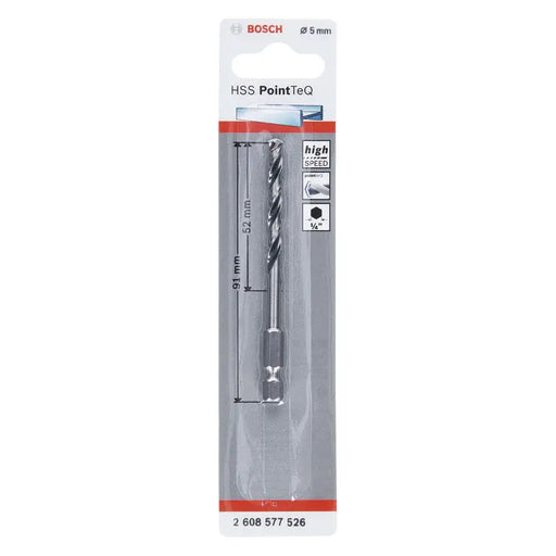 DRILL FOR METAL BOSCH POINT TEQ HEX - Свредла<<<Консумативи за електроинструменти<<<Инструменти и