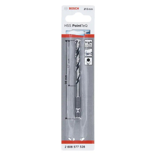 DRILL FOR METAL BOSCH POINT TEQ HEX - Свредла<<<Консумативи за електроинструменти<<<Инструменти и