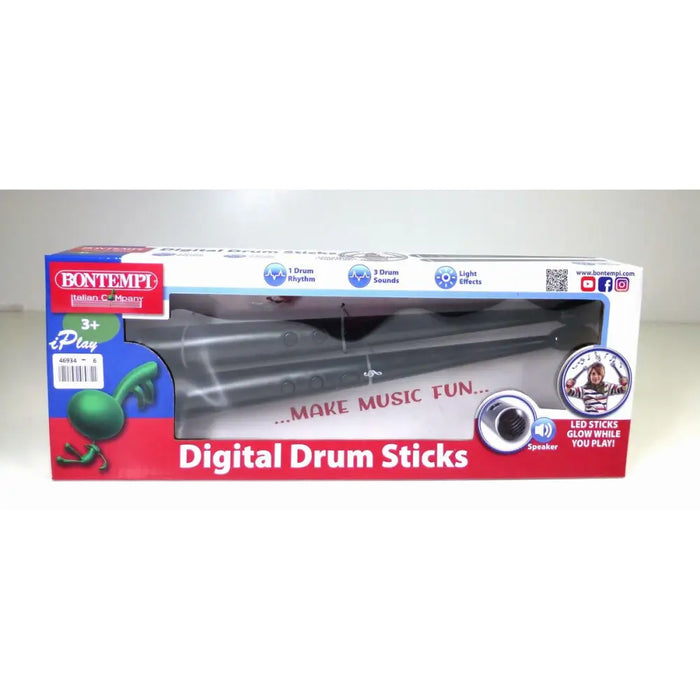 Drumsticks Bontempi Electric Black Light - Аудио И Hi-Fi Системи<<<Компютри| Електроника<<<BigBuy&&&Части и