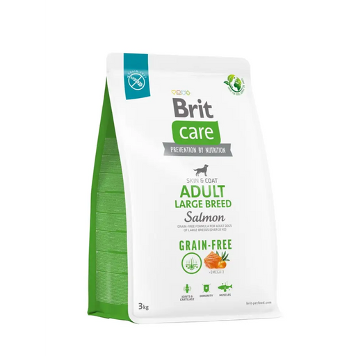 Dry food for adult dogs large breeds - BRIT Care Grain-free Adult Salmon- 3 kg - Dry foodDLP-KAS<<<For