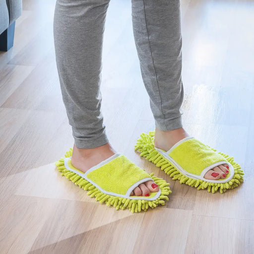 Dry Mop Slippers Mop&Go InnovaGoods - Почистване Прахосмукачки И Гладене<<<Дом Градина<<<BigBuy&&&Мопове и