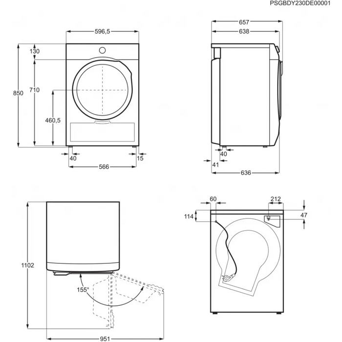 Dryer AEG TR9384CE 8 kg Heat pump - Сушилни с термопомпа<<<Сушилни<<<Едра бяла техника<<<TechnoMix&&&Кондензационни