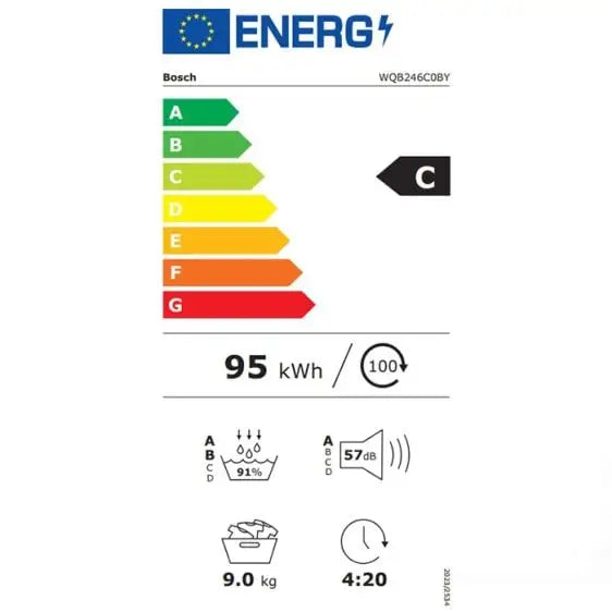 Dryer BOSCH WQB246C0BY 9 kg C - Сушилни<<<BOSCH сушилни<<<BOSCH<<<PolyComp&&&Сушилни с термопомпа<<<Сушилни<<<Едра бяла