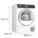 Dryer BOSCH WQH245B4BY 9 kg Heat pump SelfCleaning Condenser C - Сушилни с термопомпа<<<Сушилни<<<Едра бяла