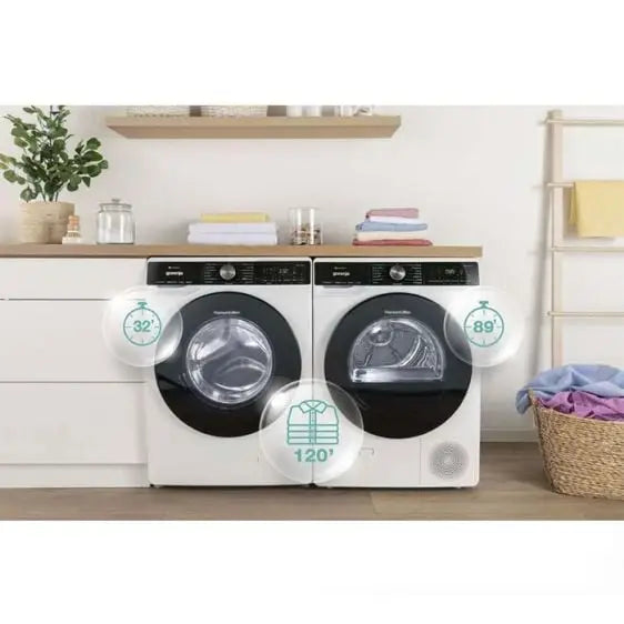 Dryer GORENJE DNS93 9 kg ConnectLife A+++ - Сушилни с термопомпа<<<Сушилни<<<Едра бяла