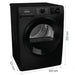 Dryer GORENJE DPNE82GNLWIFI/B 8 kg Heat pump Wi-Fi Black - Сушилни с термопомпа<<<Сушилни<<<Едра бяла