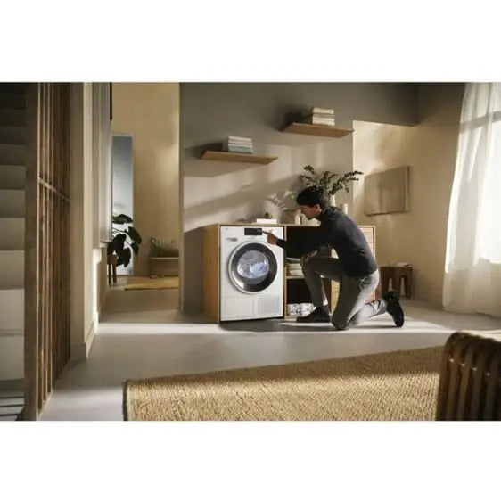 Dryer MIELE TWC640WP EcoSpeed&8kg Heat pump EcoDry Miele@home - Сушилни с термопомпа<<<Сушилни<<<Едра бяла