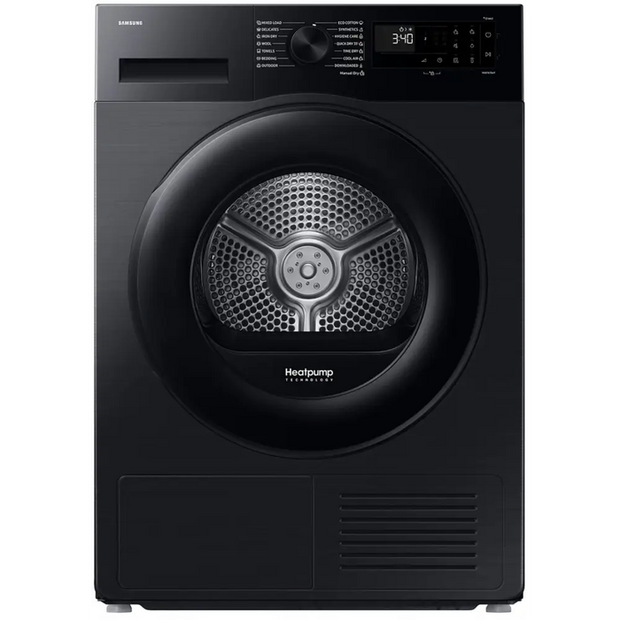 Dryer SAMSUNG DV90DG52A0ABLE 9 kg Heat pump SmartThings Black - Кондензационни сушилни<<<Сушилни<<<Едра бяла