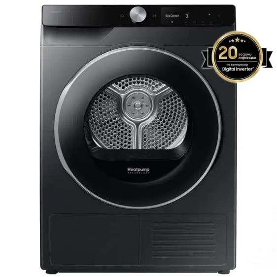 Dryer SAMSUNG DV90DG6845LBU4 9 kg AI Dry+ Black - Сушилни с термопомпа<<<Сушилни<<<Едра бяла