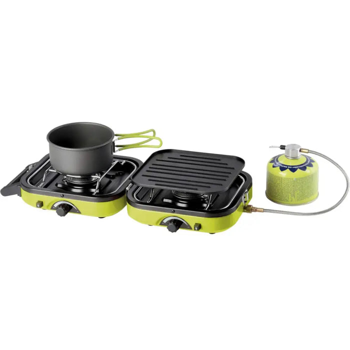 DUAL COMPACT + GRILL double camping stove - Others<<<HurtelXML