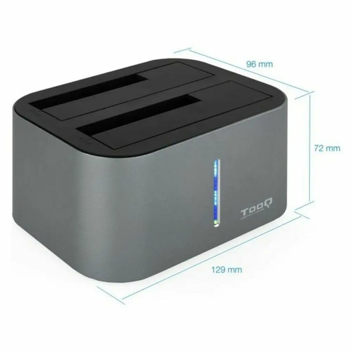 Dual Dock Station TooQ TQDS-805G 2.5’’-3.5’’ HDD/SSD SATA USB 3.0 - Компютър Мрежи и компоненти<<<Компютри|