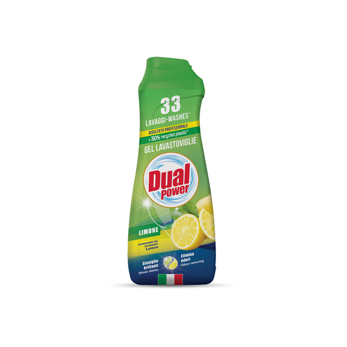 DISHWASHER LEMON 660 ML DUAL POWER