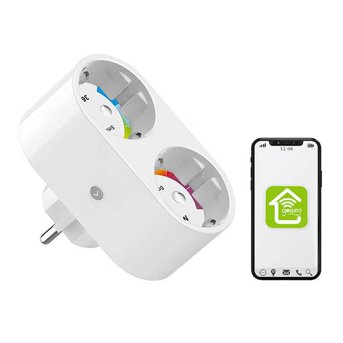 Dual smart plug WiFi Gosund SP211 3500W Tuya - Power plugs<<<Smart Plug<<<Actuators<<<Smart Home<<<InnproXML