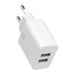 Dual USB charger Mcdodo CH-6720 (EU) Lightning 1m Travel set (white) - mains chargers<<<Chargers<<<GSM