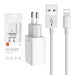 Dual USB charger Mcdodo CH-6720 (EU) Lightning 1m Travel set (white) - mains chargers<<<Chargers<<<GSM