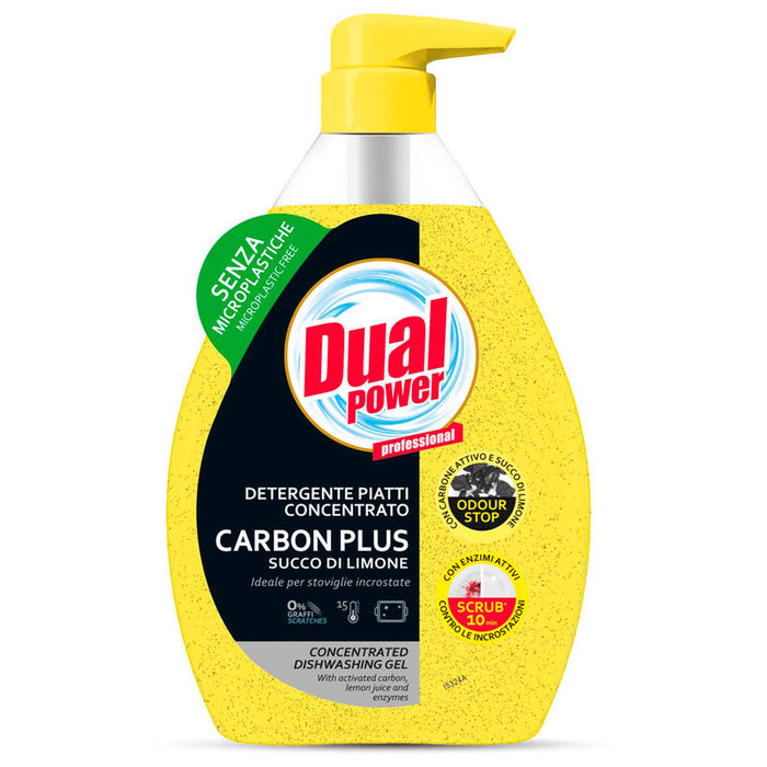 DISH CLEANER 600 ML CARBON AND LEMON DUAL