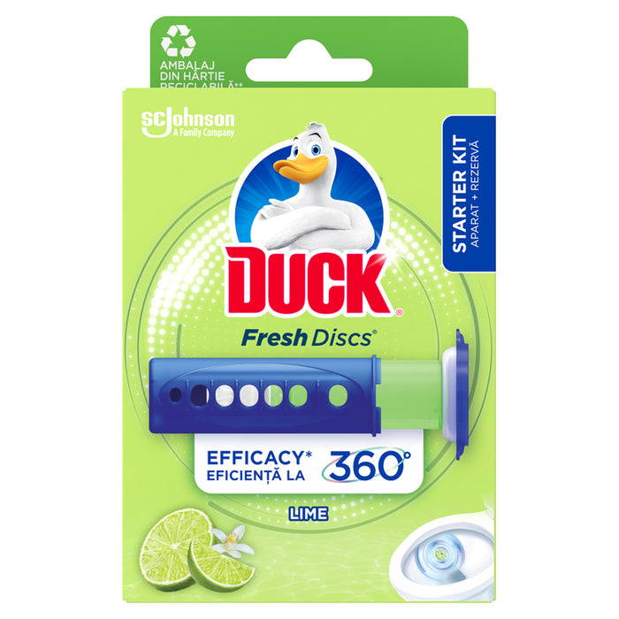 GEL DISCS FOR TOILET LEMON DUCK