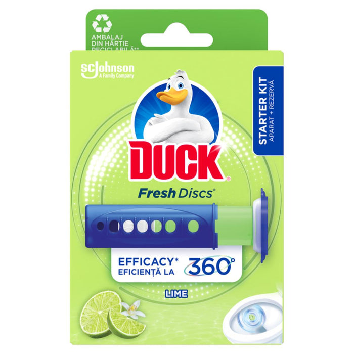 GEL DISCS FOR TOILET LEMON DUCK