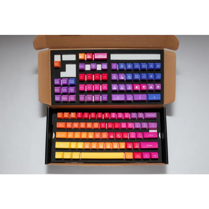 Ducky Afterglow Mechanical Keyboard Caps 108-Keycap Set ABS Double-Shot US Layout - Геймърски аксесоари<<<Геймърска
