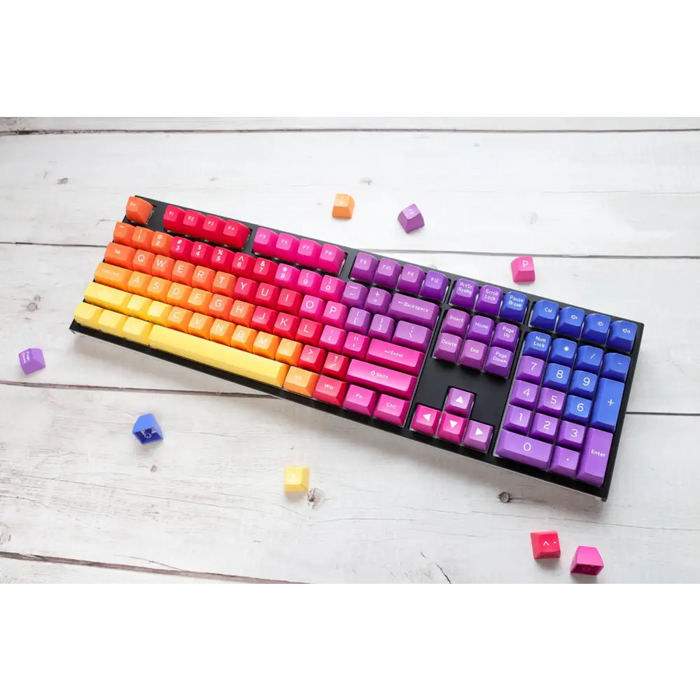 Ducky Afterglow Mechanical Keyboard Caps 108-Keycap Set ABS Double-Shot US Layout - Геймърски аксесоари<<<Геймърска