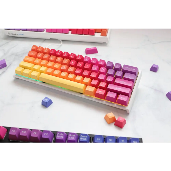 Ducky Afterglow Mechanical Keyboard Caps 108-Keycap Set ABS Double-Shot US Layout - Геймърски аксесоари<<<Геймърска