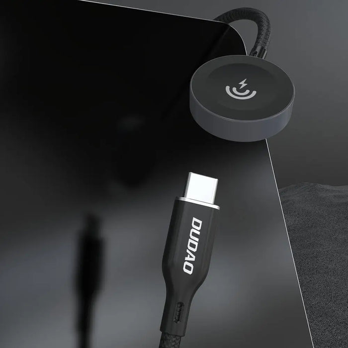 Dudao A12C Inductive Charger for Apple Watch 1.2m - Black - Cell phone USB charger<<<HurtelXML