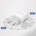 Dudao A14EUC PD 20W USB-C Wall Charger with Cable - White - Cell phone USB charger<<<HurtelXML