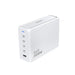 Dudao A228EU GaN charger 1x USB-A 4x USB-C PD 228W - white - Cell phone USB charger<<<HurtelXML