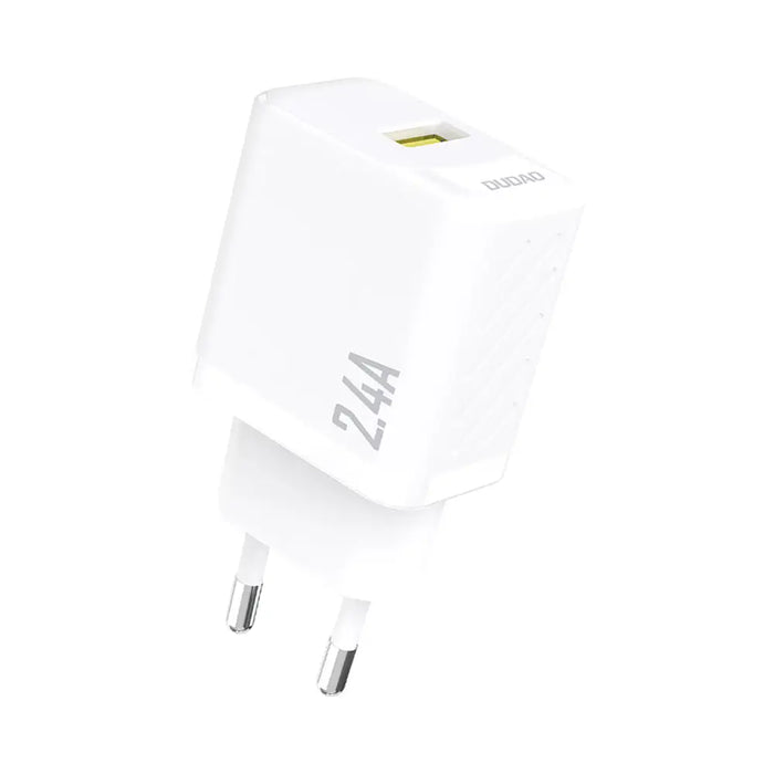 Dudao A23 2.4A USB-A Charger - White - Cell phone USB charger<<<HurtelXML