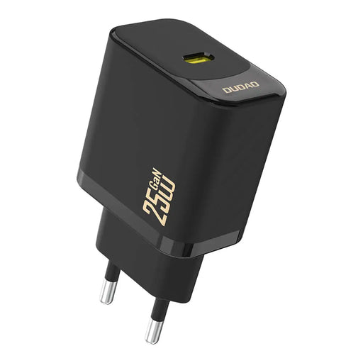 Dudao A27 25W GaN USB-C Wall Charger - Black - Cell phone USB charger<<<HurtelXML