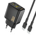 Dudao A27 MaxC 35W GaN Wall Charger + USB-C Cable - Black - Cell phone USB charger<<<HurtelXML