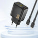 Dudao A27 MaxC 35W GaN Wall Charger + USB-C Cable - Black - Cell phone USB charger<<<HurtelXML