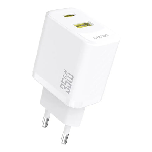 Dudao A27 MaxC 35W GaN Wall Charger + USB-C Cable - White - Cell phone USB charger<<<HurtelXML