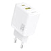 Dudao A27 MaxC 35W GaN Wall Charger + USB-C Cable - White - Cell phone USB charger<<<HurtelXML