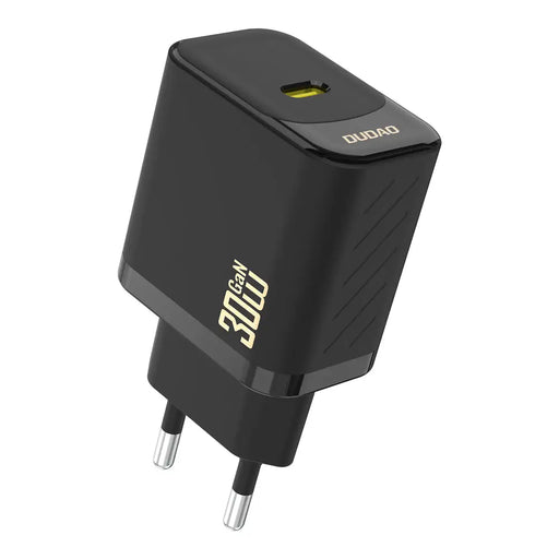 Dudao A27P 30W PD GaN USB-C Wall Charger - Black - Cell phone USB charger<<<HurtelXML