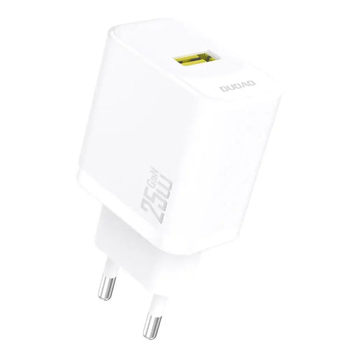 Dudao A27S 25W GaN USB-A Charger - White - Cell phone USB charger<<<HurtelXML