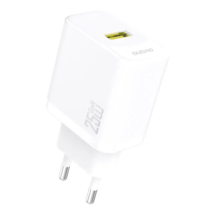 Dudao A27S 25W GaN USB-A Charger - White - Cell phone USB charger<<<HurtelXML