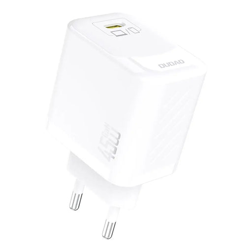 Dudao A28C 45W GaN Wall Charger + USB-C Cable - White - Cell phone USB charger<<<HurtelXML