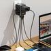 Dudao A35Pro 35W EU / UK / AUS / US / JP travel adapter 3x USB-C 2x USB-A - black - Cell phone USB charger<<<HurtelXML
