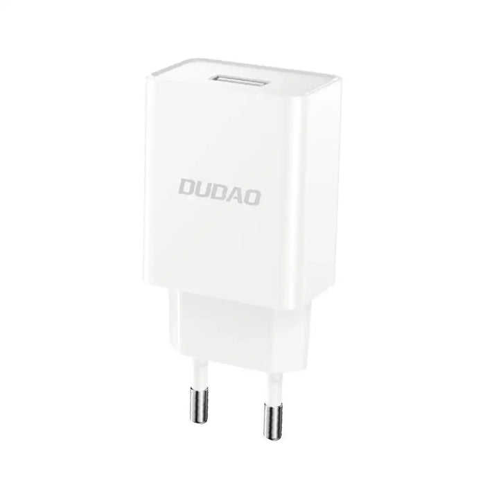 Dudao A4EU USB-A 2.1A wall charger - white - Cell phone USB charger<<<HurtelXML