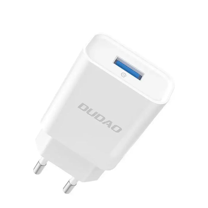 Dudao A4EU USB-A 2.1A wall charger - white - Cell phone USB charger<<<HurtelXML