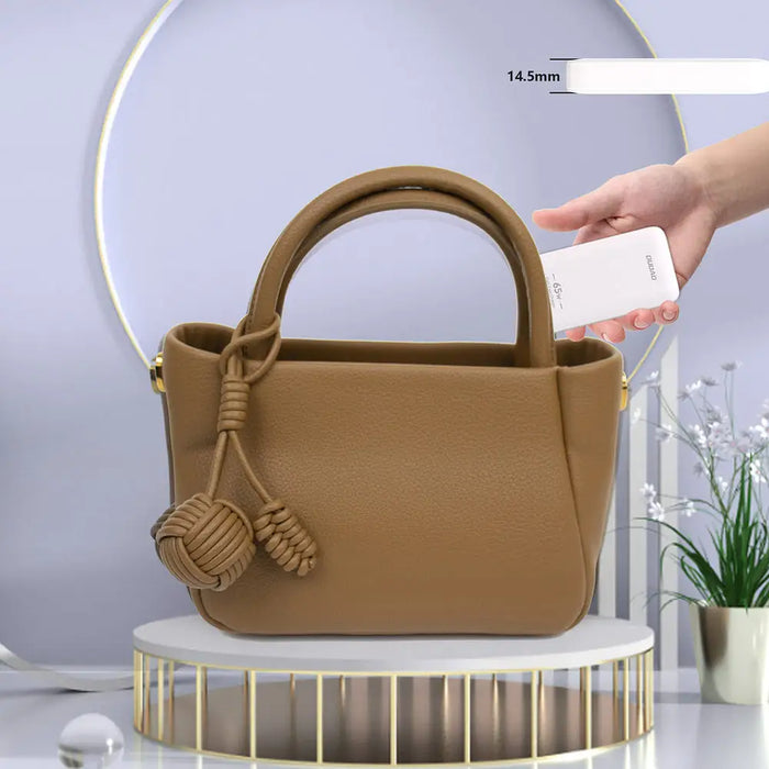 Dudao A65Q 65W GaN Travel Wall Charger USB-A / USB-C PD Ultra-Thin EU / US - White - Cell phone USB charger<<<HurtelXML