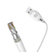 Dudao cable micro USB cable 2.4A 1m white (L4M 1m white) - Cell phone cables<<<HurtelXML