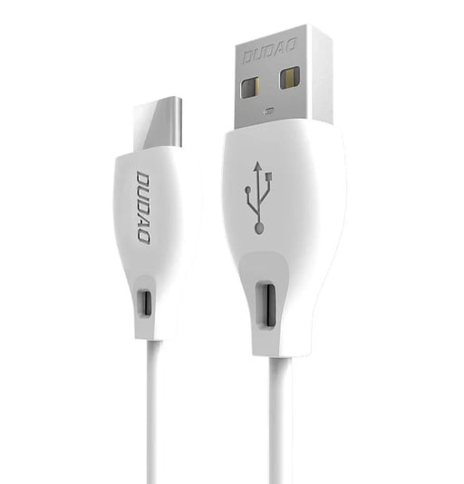 Dudao cable USB Type C 2.1A 2m white (L4T 2m white) - Cell phone cables<<<HurtelXML