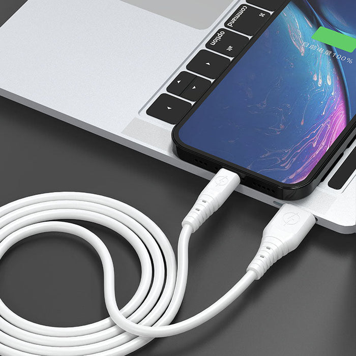 Dudao cable USB - USB Type C 6A cable 1 m white (TGL3T) - Cell phone cables<<<HurtelXML