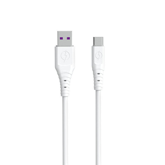 Dudao cable USB - USB Type C 6A cable 1 m white (TGL3T) - Cell phone cables<<<HurtelXML