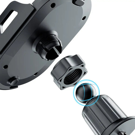 Dudao F2+ smartphone holder for air vent clamp - black - Cell phone holders<<<HurtelXML