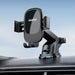 Dudao F5N+ smartphone holder with suction cup gravity - black - Cell phone holders<<<HurtelXML